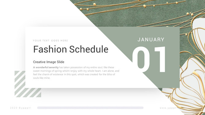 创意文艺通用精美PPT模板