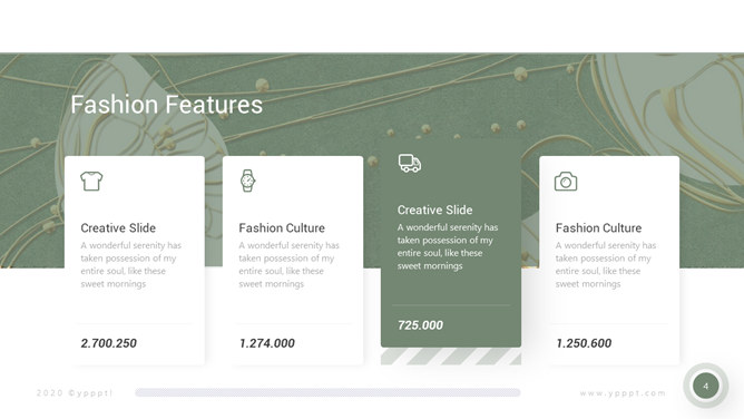 创意文艺通用精美PPT模板