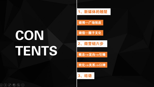 《淘金微营销》PPT读书笔记模板