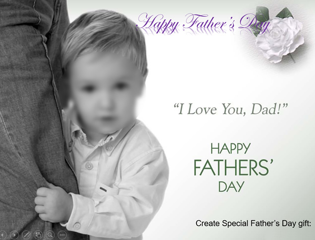 Happy Father’s Day两套父亲节PPT模板打包下载