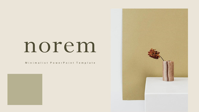 莫兰迪色系时尚杂志风PPT模板