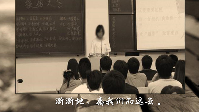 照片动态循环展示PPT模板