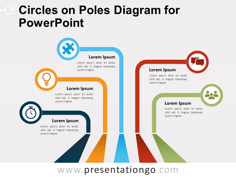 圈在PowerPoint的极图