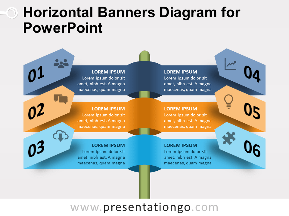 水平PowerPoint的横幅图