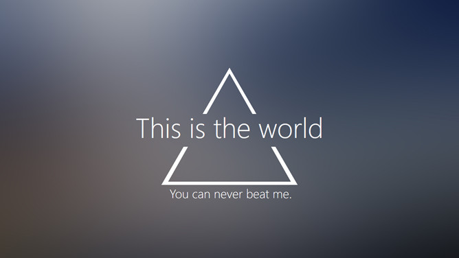 简约线条苹果iOS风格PPT模板