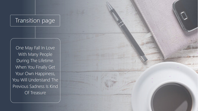 简约线条苹果iOS风格PPT模板