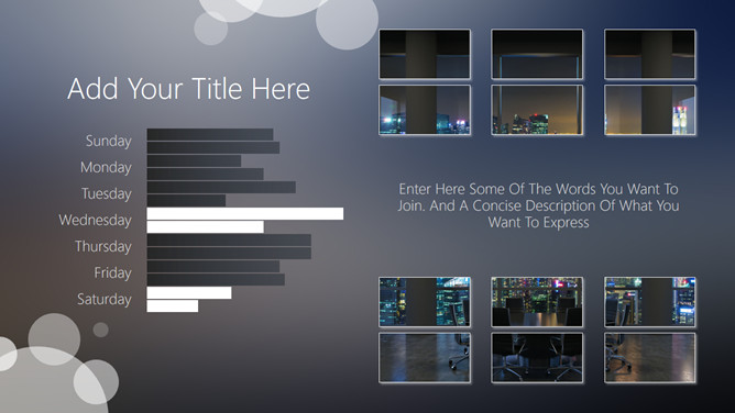 简约线条苹果iOS风格PPT模板