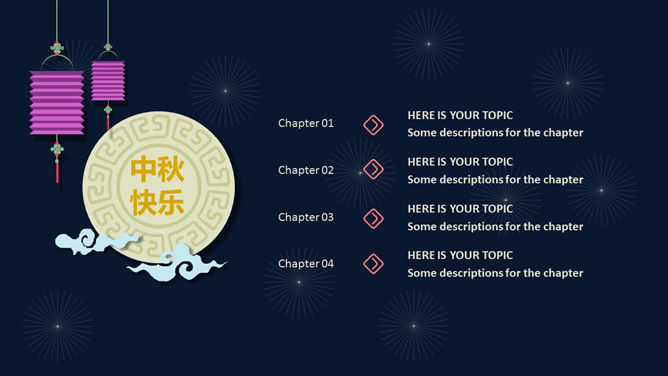 精美中秋节PPT模板下载