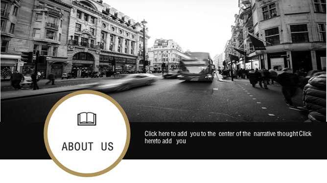 时尚杂志风图文排版PPT模板