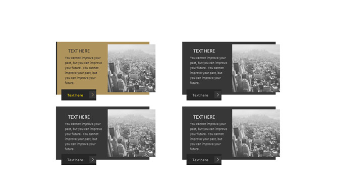 时尚杂志风图文排版PPT模板