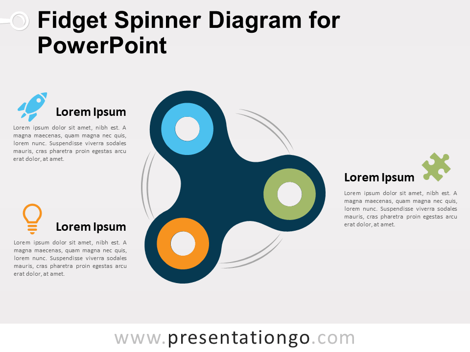 烦躁不安的PowerPoint的微调器图
