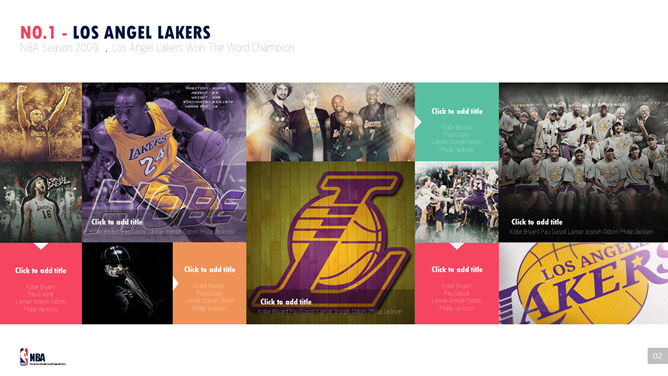 NBA球队球星介绍PPT模板