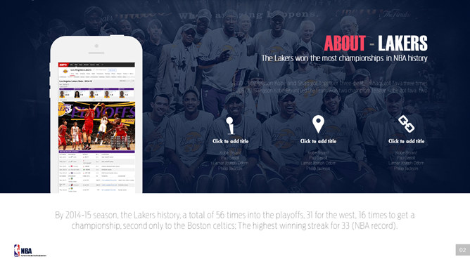 NBA球队球星介绍PPT模板