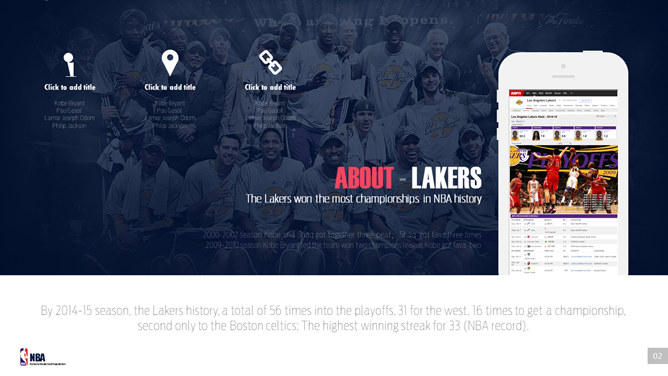 NBA球队球星介绍PPT模板