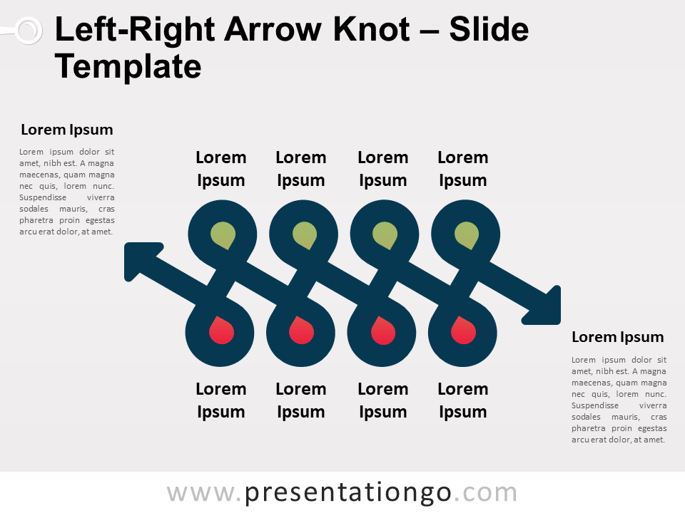 左右箭头结设计（适用于 PowerPoint 和 Google Slides）