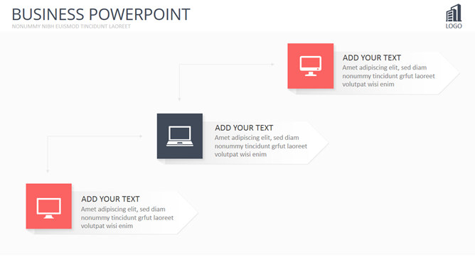 精美欧美风多图表PPT模板
