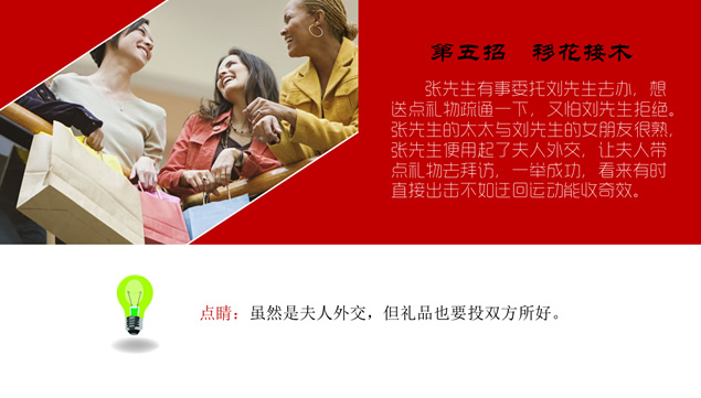 羊年春节送礼的艺术PPT模板
