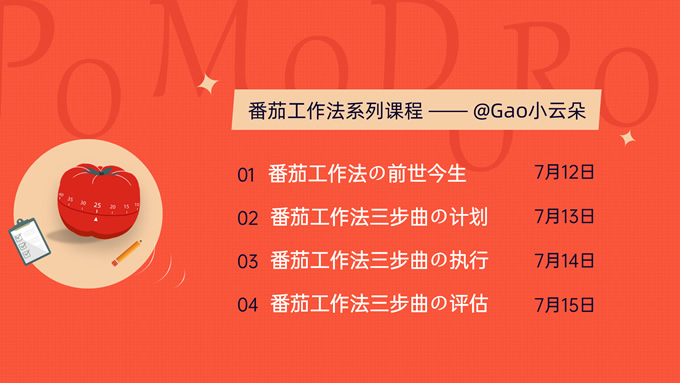 《番茄工作法图解》读书笔记PPT模板