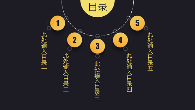黑金质感工作汇报PPT模板