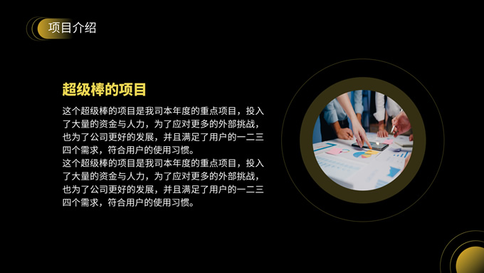 黑金色项目总结与计划
