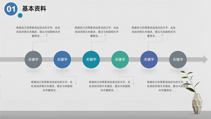 简约实用岗位竞聘PPT模板