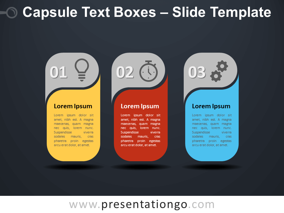 胶囊文本框：适用于 PowerPoint 和 Google Slides