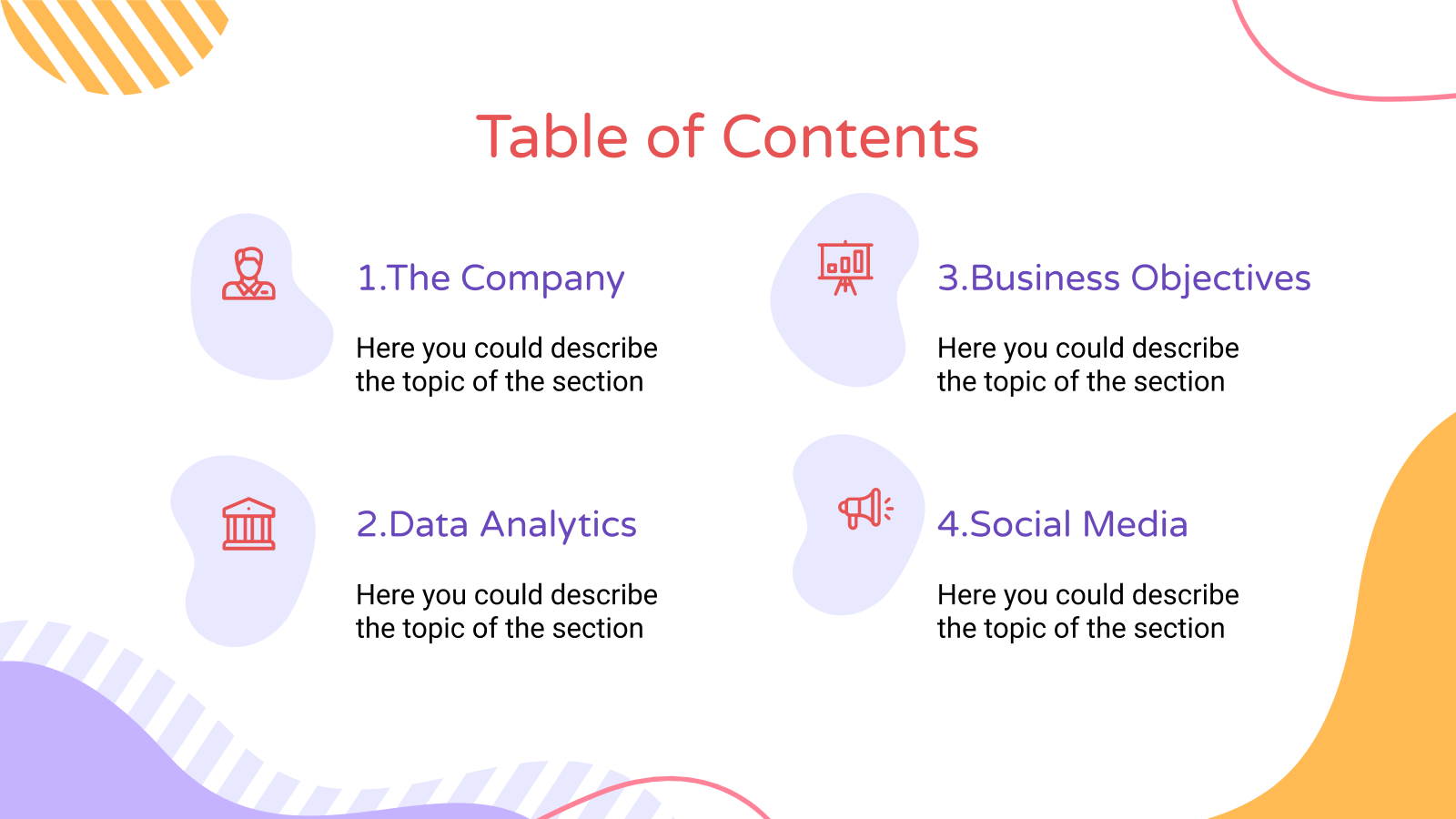 Imagic孟菲斯PowerPoint模板