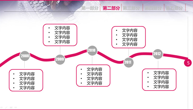 紫色时尚工作汇报PPT模板
