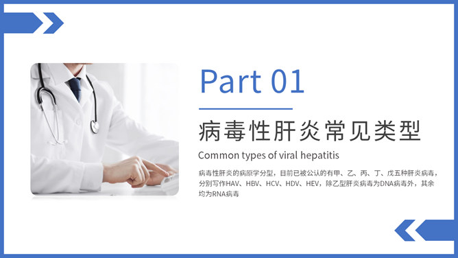 病毒性肝炎防治PPT模板