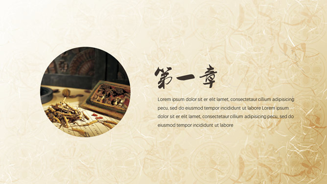 中医药文化传承PPT模板