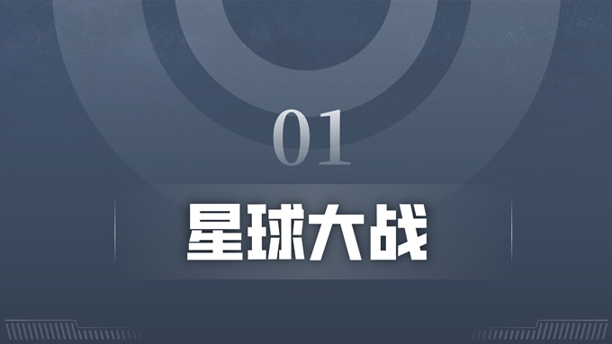 科幻电影星球大战主题PPT模板