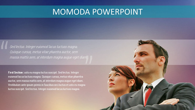 精美iOS苹果风格PPT模板