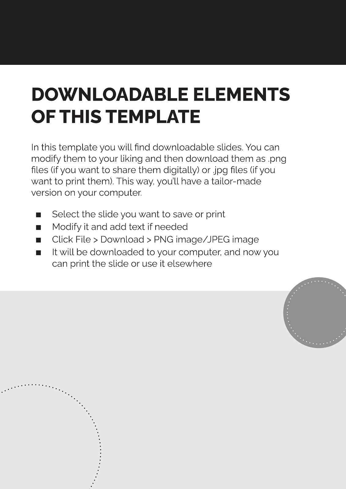 简单的现代发票PowerPoint模板