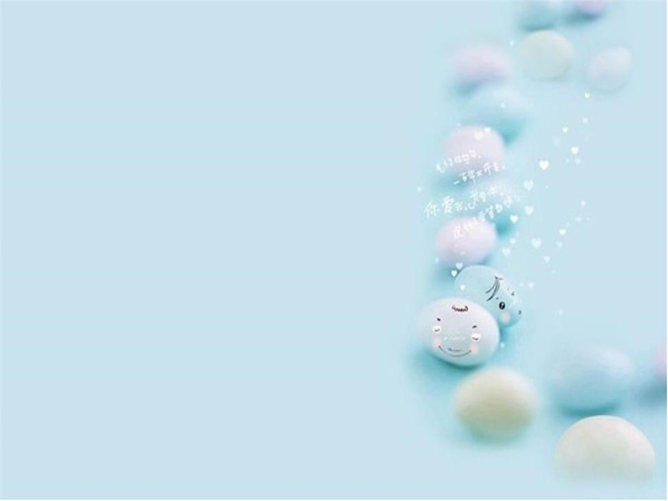 粉色系可爱PPT背景图片