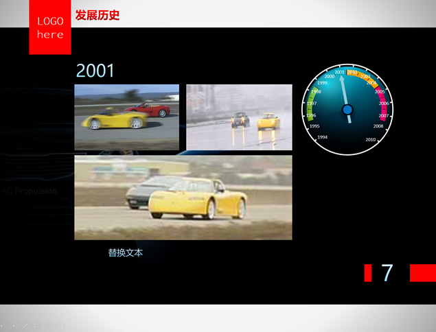 车企发展史介绍PPT模板