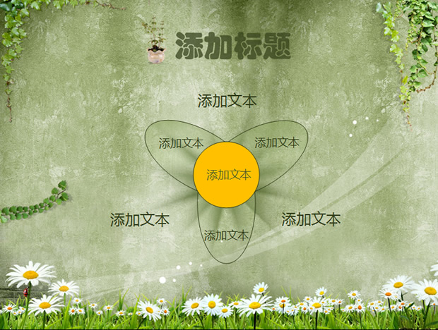 绿的旋律――2012春天PPT模板