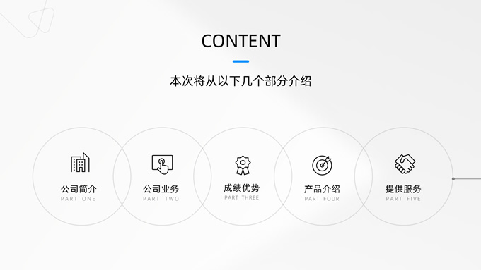 商务风公司企业介绍PPT模板