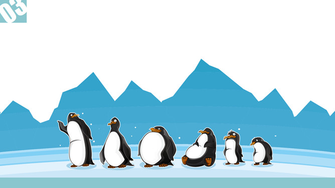 活力多彩动态动植物PPT模板