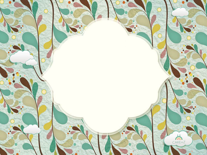 立体纸艺插画风PPT模板