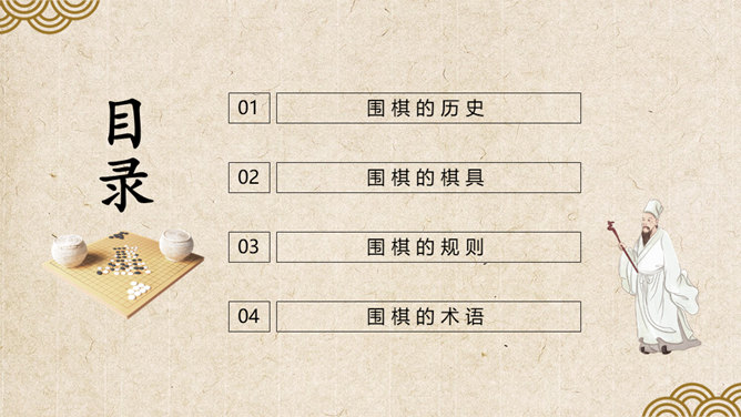 围棋入门基础知识PPT模板