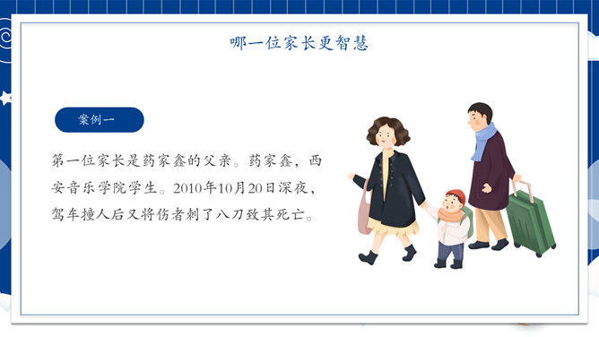 亲子教育与家庭日主题PPT模板