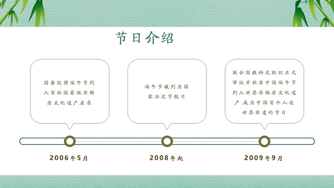 粽子龙端午节主题PPT模板