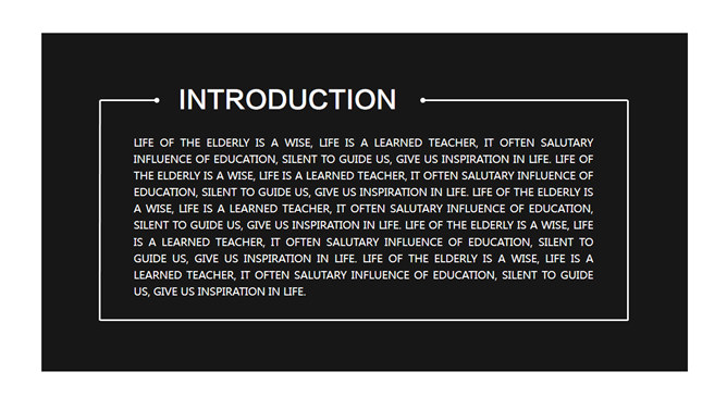 简约素雅黑白个性PPT模板