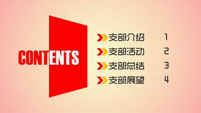 党支部书记述职报告PPT模板
