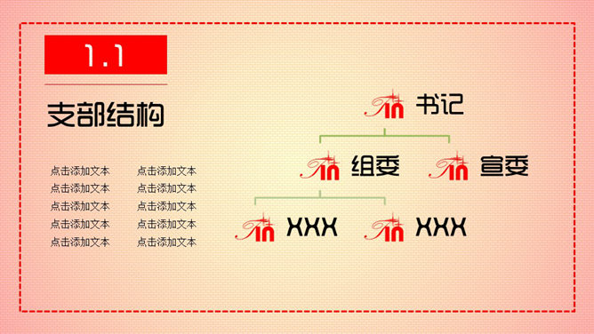 党支部书记述职报告PPT模板