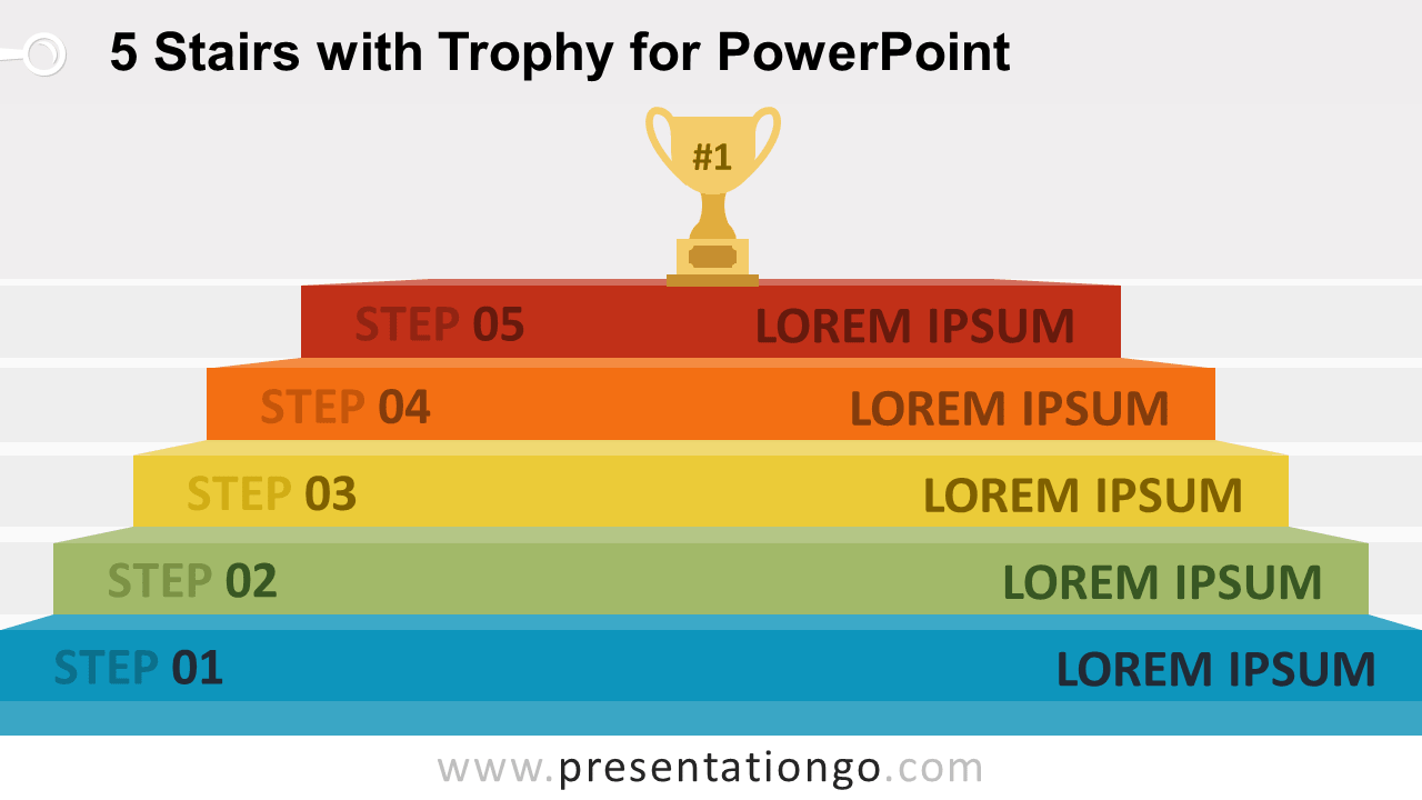 5楼PowerPoint的奖杯图