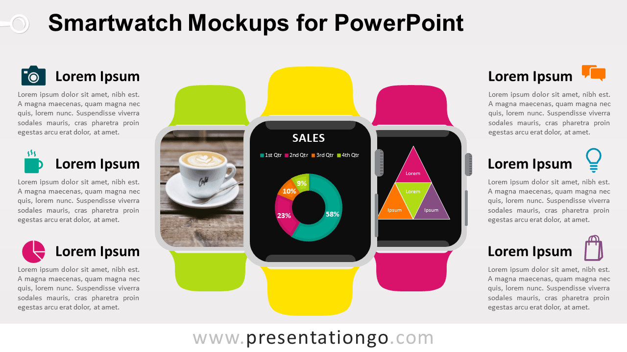 Smartwatch样机的演示文稿